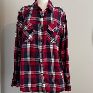 American Eagle Flannel XL. Red white blue